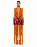 Sanele Sequined Fringe skirt