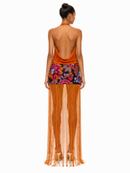 Sanele Sequined Fringe skirt